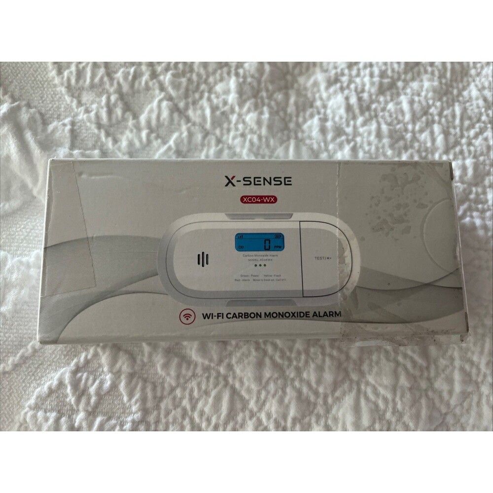 🔥X-Sense XC04-WX Wi-Fi Carbon Monoxide Alarm New Sealed With Lcd Ppm Screen